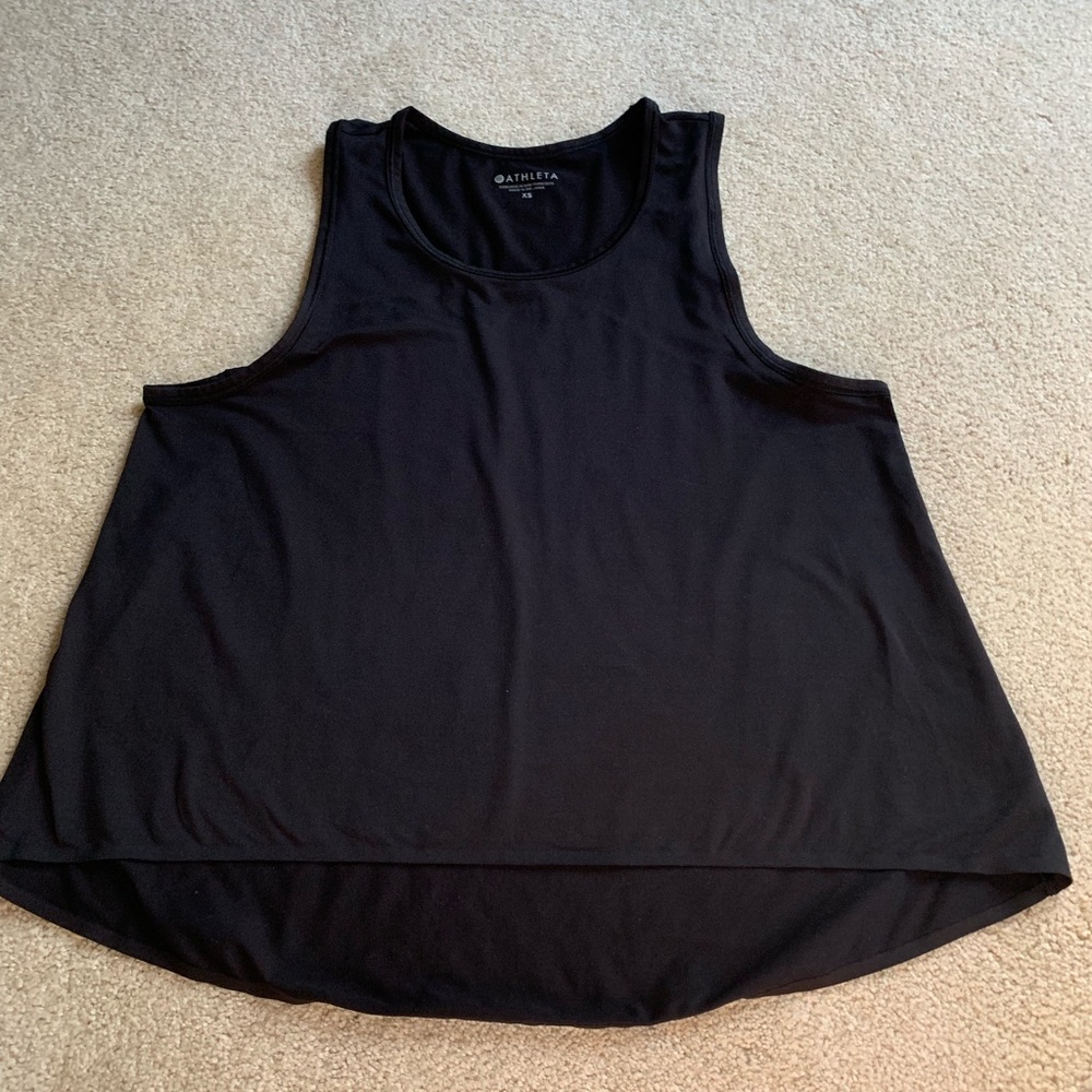 Athleta crop high/low tank